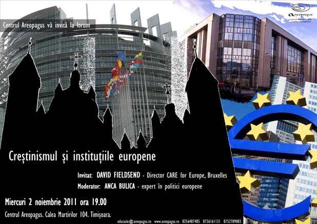 Afis Forum Areopagus - 2 noiembrie 2011