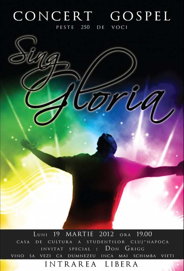 Concertul “Sing Gloria 2012” la Cluj-Napoca (video)