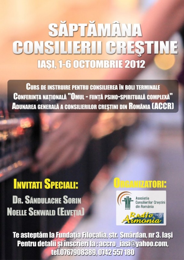 Săptămâna Consilierii Creştine la Iaşi
