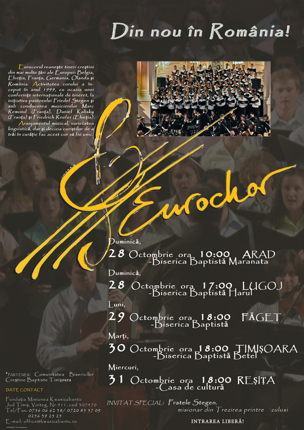 Eurocorul, din nou în România