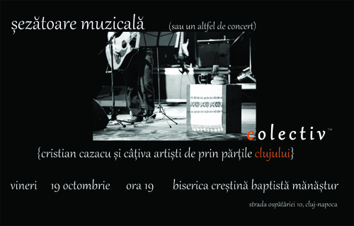 Sezatoare muzicală – un altfel de concert la Cluj-Napoca