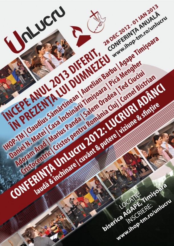Conferința UnLucru 2012: Lucruri adânci – ce spune Duhul bisericii, Timișoara