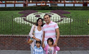 Foto: Saeed Abedini împreună cu familia sa, christianpost.com