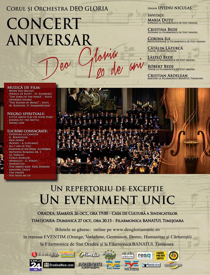Concert Aniversar – Deo Gloria 20 de ani – Oradea