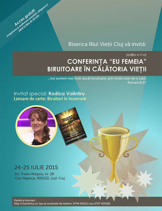 Conferința anuală “Eu Femeia” ediția a V-a: Biruitoare în călătoria vieții