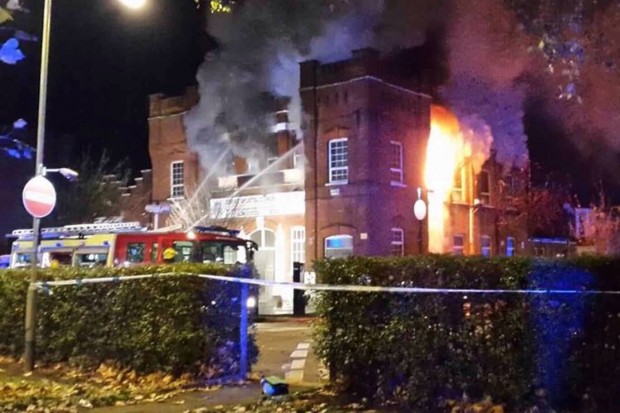 Incendiu la o Biserica Penticostală din Londra
