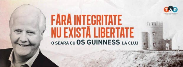 OS GUINNESS vine la Chişinău şi la Cluj cu un mesaj: “Fără INTEGRITATE, nu există Libertate”!