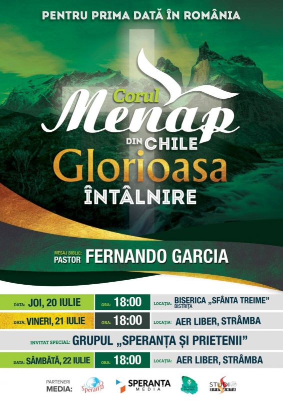Corul MENAP din Chile în turneu în România