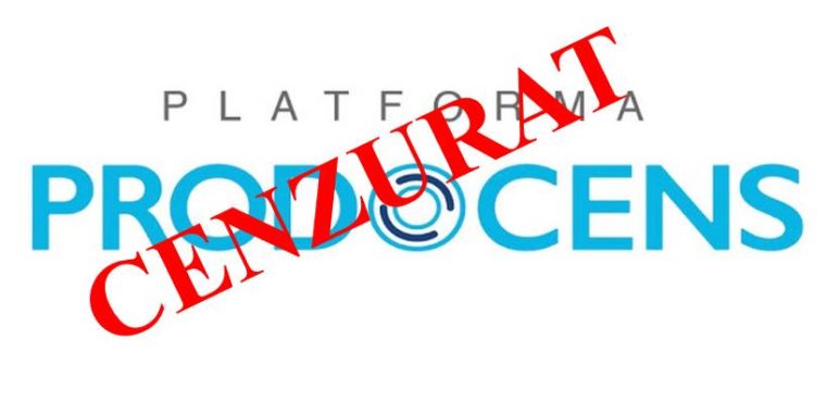 Platforma Prodocens Media a fost blocată în timpul emisiei!