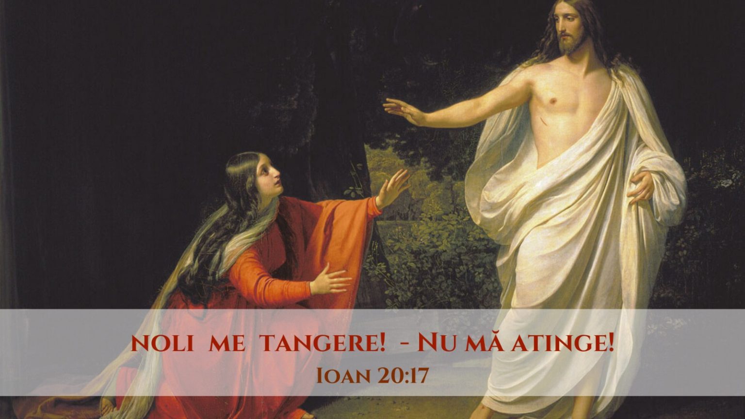 Bebe Ciauşu: „Noli Me tangere – Nu Mă atinge!”