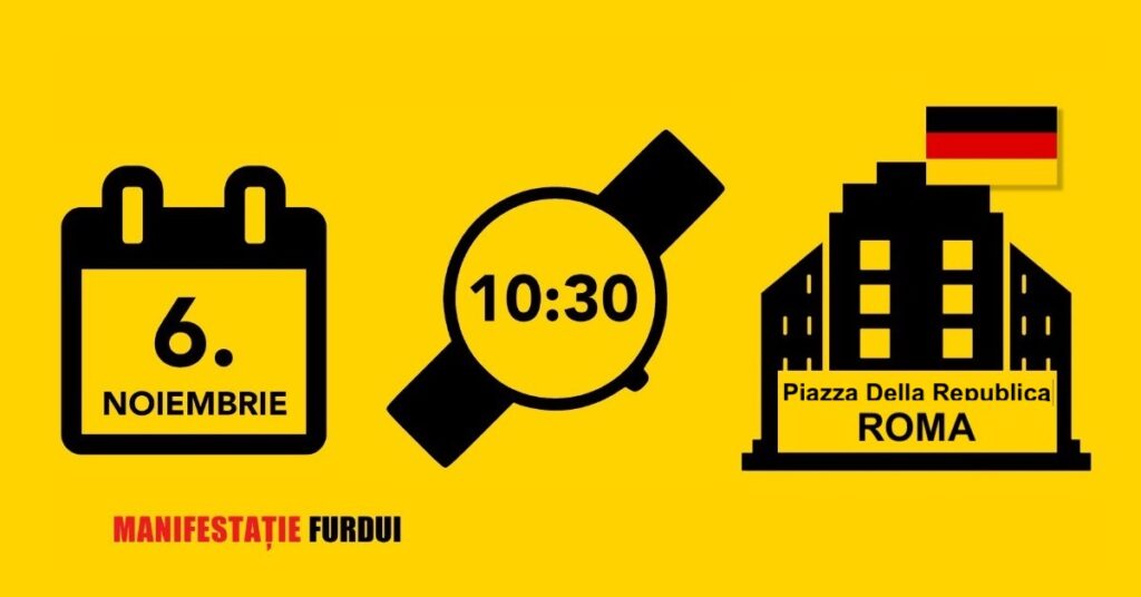 PROTESTE pentru susținerea Familiei Furdui la Roma și Londra