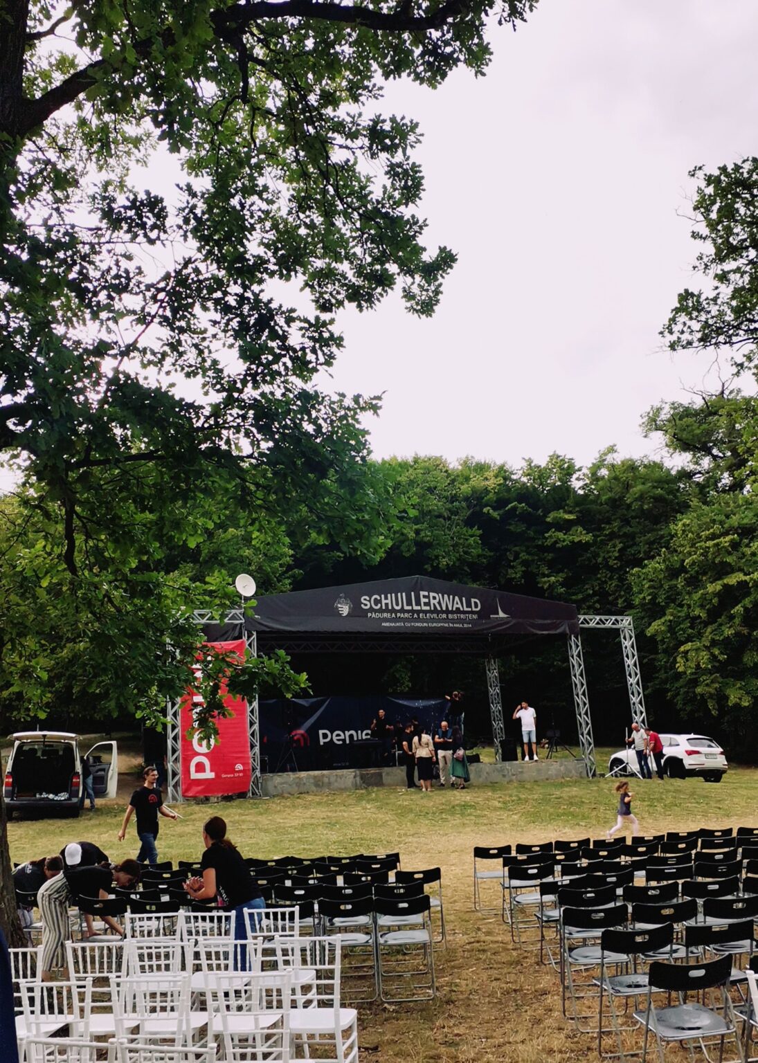 Evanghelizare cu pastorul Florin Ianovici la Bistrița în pădurea Schuleward