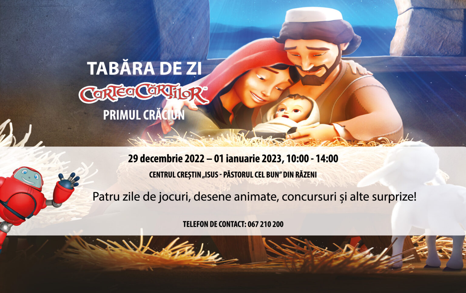 Tabăra de Zi Cartea Cărților „Primul Crăciun” Răzeni