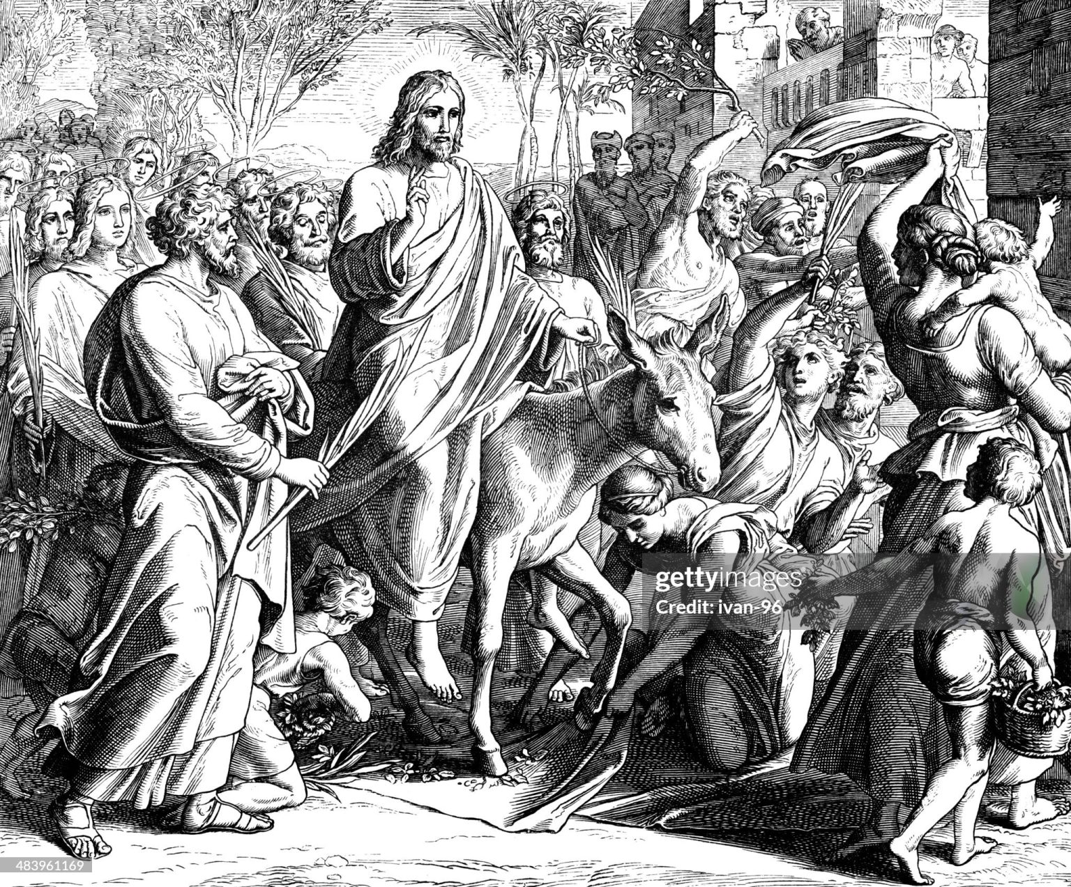 Floriile, sărbătoarea Regelui care vine…