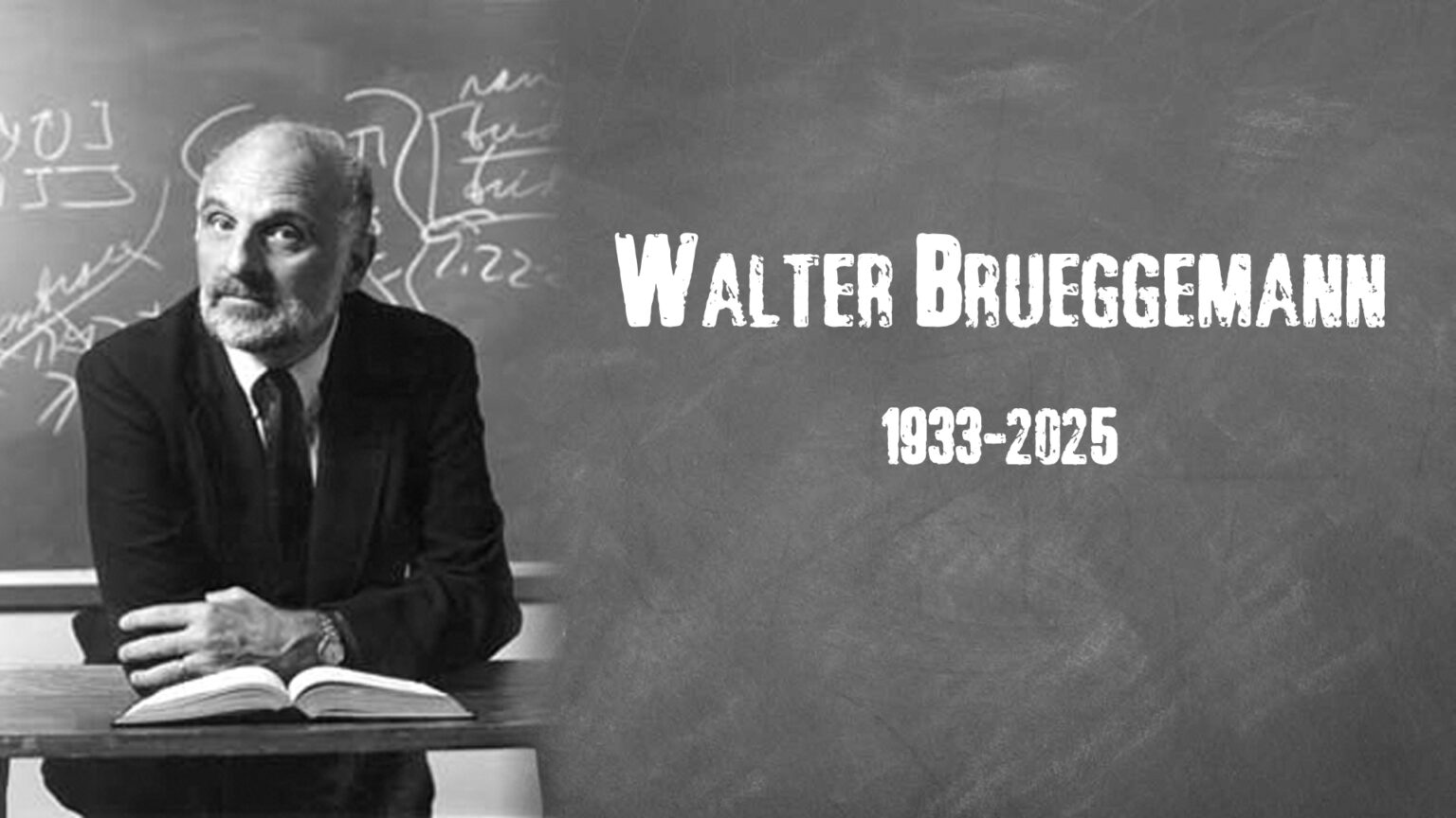 Walter Brueggemann – vocea profetică a secolului XX a murit la 92 de ani
